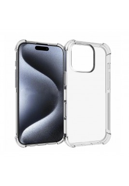 TPU Shock Proof Case for iPhone 16 Pro By Powerey - Clear