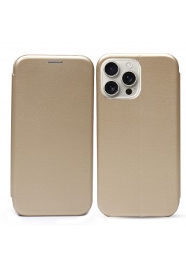 Magnet Leather Phone Case For iPhone 16 Pro Max By Hishell - Beige
