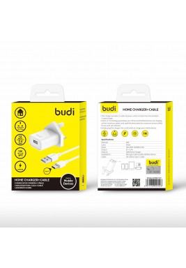 12W Home Charger+ Type-C Cable By Budi