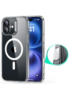 ESR HaloLock Classic Hybrid Case For iPhone 16 - Clear