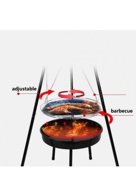 كشتة - شواية مع حامل ثلاثي قابل للتعديل