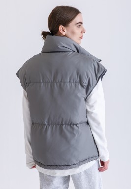 Grey Puffer Coat