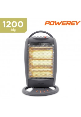 باوري دفاية هالوجين متأرجحة كهربائية 3 شمعات بقوة 1200 واط