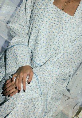 Blue Floral Nighty 