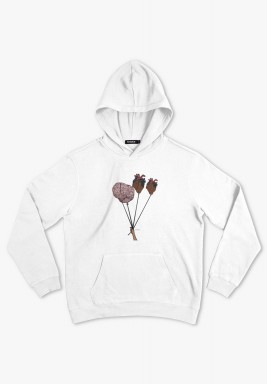Brain and Heart Balloon Hoodie 