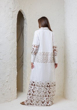 White Lace Kaftan 