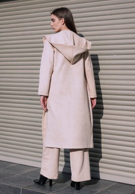 Cream Medi Long Coat 