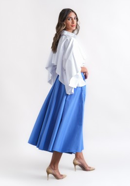 Midi Blue Skirt 