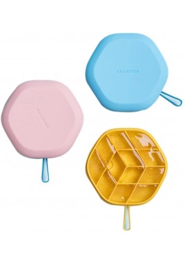 أساسيات توصيل - صينية مكعبات ثلج سيليكون - أزرق فاتح