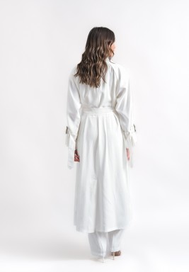 Off White Summer Trench