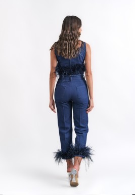 Denim Feather Jeans 