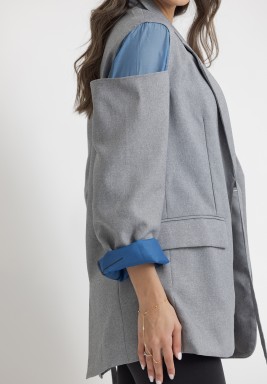 Grey Hollow Grey Blazer