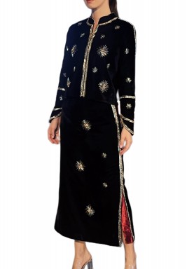 Black Velvet Aura Jacket 