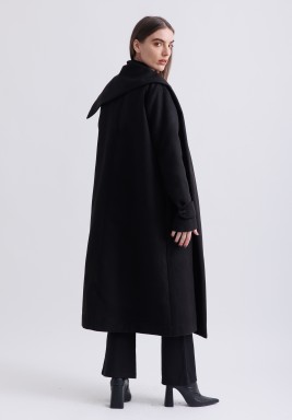 Black Scraft trench coat 