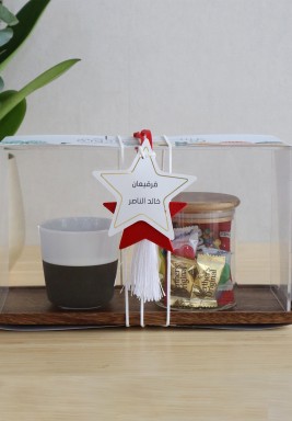 مجموعة هدايا قرقيعان ليتل ستار باللون الأسود