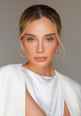 أقراط سام مزينة باللؤلؤ