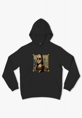 Mona lisa cartoon Hoodie