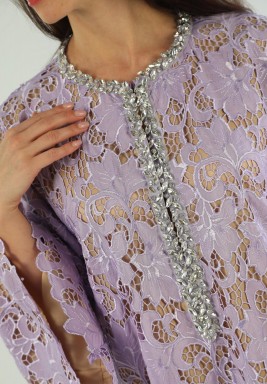 قفطان لاڤندر مطرز 