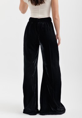 Black Velvet Suit Pants