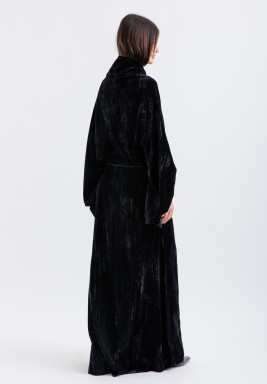 دراعة صامتة سوداء