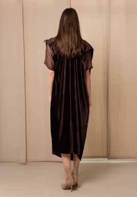 فستان صن فلاور بني