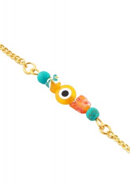 BL Golden Eyeglasses Chain with Eye - BL035