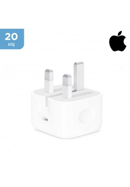 ابل – محول الطاقة 20 واط USB-C – ابيض