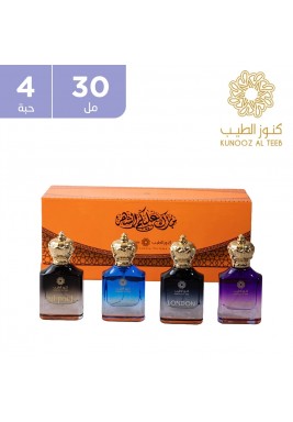 كنوز الطيب - عطر ميني 4 × 30 مل