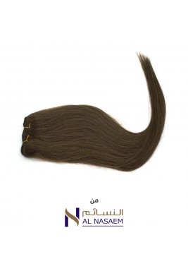ريمي وصلة شعر 30 إنش ذات شريط منسوج - زيتي