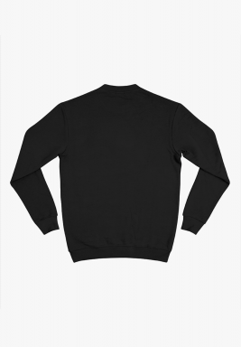 سويت شيرت أسود بطباعة سيارة شيلبي "