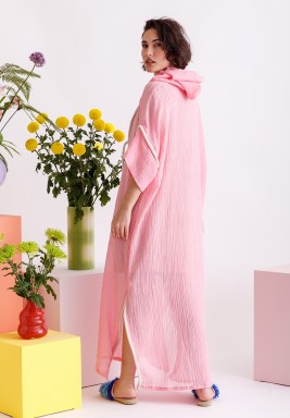 قفطان مغربي وردي