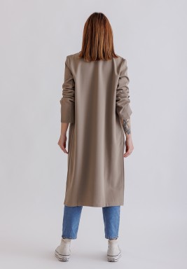 Light Brown Coat Beige