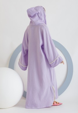 Moroccan kaftan in Lavender (long sleeve)