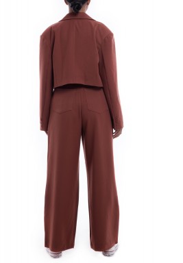 بنطال بدلة برتقالي محروق