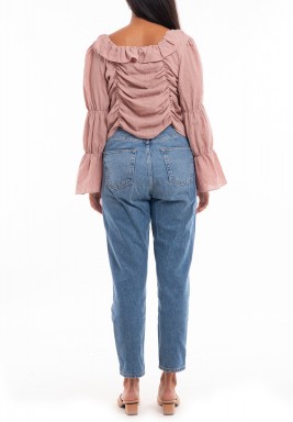 توب وردي مزموم برفرفات