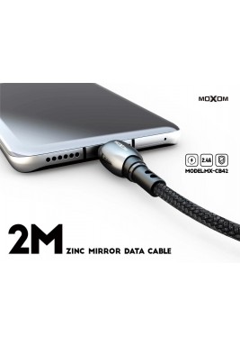 موكسوم - كيبل USB إلى Lightning عالي السرعة مضفر بطول 2 متر