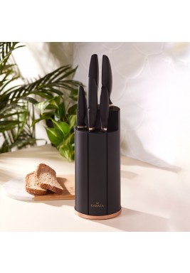 كاراجا - طقم سكاكين اسود - 6 قطع