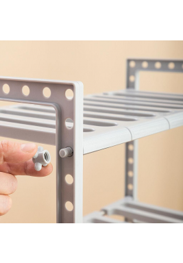 اينوفاجودز وحدة أرفف قابلة للتمديد تحت الحوض شبلك 2 رفوف