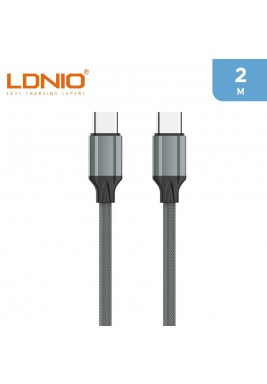 لدنيو - كيبل 65 واط قوي 5 أمبير للشحن السريع من Type-C إلى Type-C