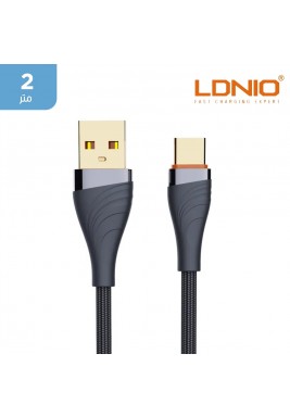 لدنيو - كيبل شحن بقوة 30 واط USB إلى Type-C بطول 2 متر