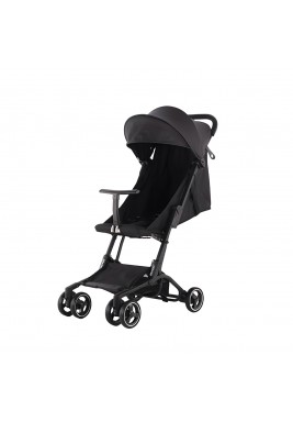 عربة أطفال قابلة للطي مع عجلات تعليق ومطاط