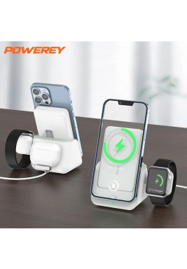 مجموعة باور بانك 3 في 1 10000 مللي أمبير أبيض من باورى 