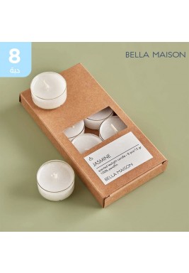 بيلا ميزون - مجموعة شموع صغيرة بالياسمين 8 حبة