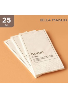 بيلا ميزون - مناديل هوم 33 × 33 سم - 25 حبة
