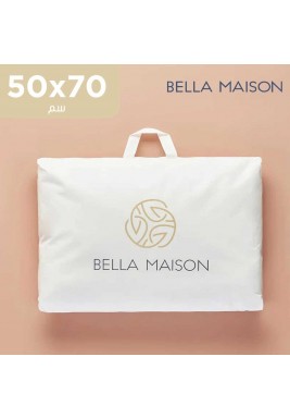 بيلا ميزون - وسادة الألياف الدقيقة أبيض 50 × 70 سم