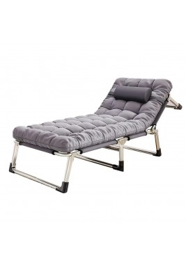 سرير معدني قابل للطي مبطن 190 × 68 × 32 سم