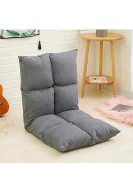 أريكة كسولة قابلة للطي رمادي 110 × 52 × 13 سم