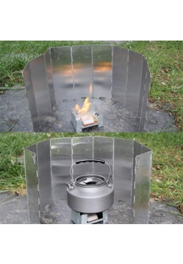 واقي رياح خارجي قابل للطي 10 ألواح