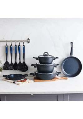 كاراجا - طقم أواني طهي بيودايموند أسود 13 حبة 