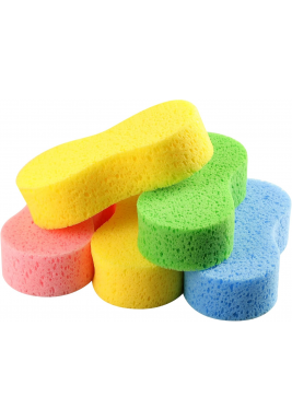 إسفنجة غسيل سيارات متعددة الألوان كبيرة - أساسيات من توصيل